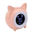 thumbnail image 3 of Reloj despertador para niños, mini despertador electrónico con diseño de gato de dibujos animados, valor inmejorable Jadeshay A, 3 of 8