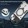 thumbnail image 3 of for iPhone 8 Plus Case/iPhone 7 Plus Case,Metal Stand Ring Holder,Camera Lens Protector 7/8 Plus Cases Women Men,Slim Bumper Full Protection Shockproof Cover (Silver), 3 of 14