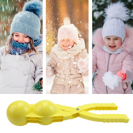 

Winter Savings Clearance! SuoKom Children Play Snow Work Large Double Ball Snowball Clip Ski Pliers Spoon Clip Snow Device Sand Ball Clip Beach Toys Gifts on Clearance