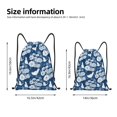 thumbnail image 2 of Saiise Rose Flowers Pattern Sports Drawstring Backpack - String Swim Gym Bag with Wet Proof Pocket for Women&Men-Small, 2 of 6