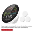 thumbnail image 2 of Mistaha Wireless Weather Station with 3 Extra Sensors, Remote Sensor, App Control, Indoor/Outdoor Temperature Humidity Monitor - Wall Mountable, Brightness Adjustment, Alarm Function - USB Powered,, 2 of 7