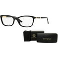 thumbnail image 2 of Versace VE3186 GB1 52M Black Butterfly Eyeglasses For Women+FREE Complimentary Eyewear Care Kit, 2 of 4