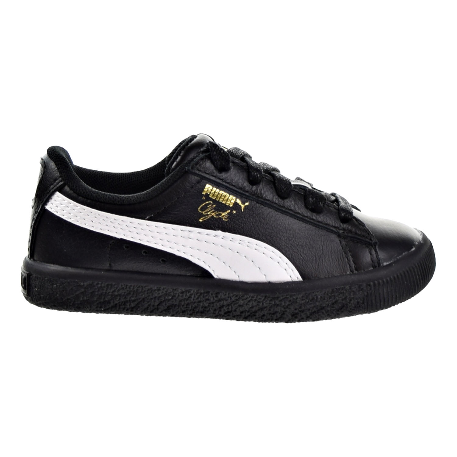 Puma Clyde Core L Foil Toddler Shoes Puma Black/Puma White 364663-02 ...