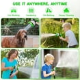 thumbnail image 6 of Garden Hose 50FT, NON-EXPANDABLE Heavy-Duty Flexible & Lightweight Water Hose with 10-Function Nozzle, No-Kink, Leak-Proof, Solid Fittings for Car, RV Marine Camper, Outdoor, Yard, Lawn, 6 of 7