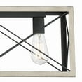 thumbnail image 3 of ACROMA Kiro 5-light Farmhouse Linear Chandelier Faux Wood Dining Lighting with UL Certified - 36'' Driftwood Matte,Distressed Painted, 3 of 5