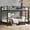 Black, variant on Bellemave Twin Over Full Bunk Beds, Heavy Duty Metal Bunk Beds with 2 Side Ladders, Industrial Style Bunk Bed Under-Bed Storage Space, No Box Spring Needed(Black)