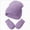 A89-Purple, variant on Toddler Boys Girls Baby Beanie Hat Cotton Knit Beanie Kids Winter Hat 6-12 Months 12-24 Months 2T 3T 4T 5T 6T 7T 8T 9T Children(White,2-5 Years)