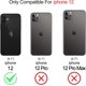 thumbnail image 2 of Funda De Teléfono Transparente Compatible con Iphone 12, [Protección De Cámara] [Esquina A Prueba De Golpes] Silicona Transparente Suave Tpu Y PC Dura Para Iphone 1, 2 of 5
