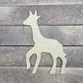 thumbnail image 2 of 3" Giraffe, Unfinished Wood Art Shape by Wooden Craft Cutouts, 2 of 2