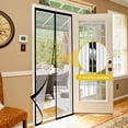 thumbnail image 6 of NEWEEN Magnetic Screen Door - 38 Inch x 83 Inch Mesh Door Screen with Magnets, Door Net Fits Door Size 36 inch x 82 inch Hands Free Mesh Partition Keeps Bugs Out, 6 of 9