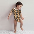 thumbnail image 3 of Kdxio Chicken Legs Pattern Unisex Baby Cotton Short Sleeve Bodysuits-6 Months, 3 of 5