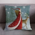 thumbnail image 1 of LSLJS Décorative Housse de Coussin de Noël, Housse de Coussin en Coton et Lin pour Canapé, Décorations de Noël, 1 of 2