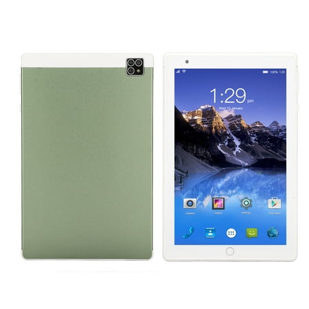 Tablette 8 Pouces, Tablette D'appel Verte Octa Core 1920x1200 IPS 2.4G 5G  Double Bande Anti-lumière Bleue Pour Prise 10.0 US