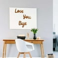 thumbnail image 5 of Love You Bye Sign Above Door, Love You Bye Wood Sign, Love You Bye Door Topper, Love and Warm for Your Family Lovers Wall Art Decor, 5 of 7