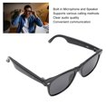 thumbnail image 4 of Lunettes de Traduction AI, Interprétation Simultanée avec Micro Intégré Haut-Parleur Lunettes de Musique Intelligentes avec Étui de Rangement pour Voyage, 4 of 7
