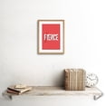 thumbnail image 2 of Solid Simple Words Fierce Art Print Framed Poster Wall Decor 9x7 inch, 2 of 5