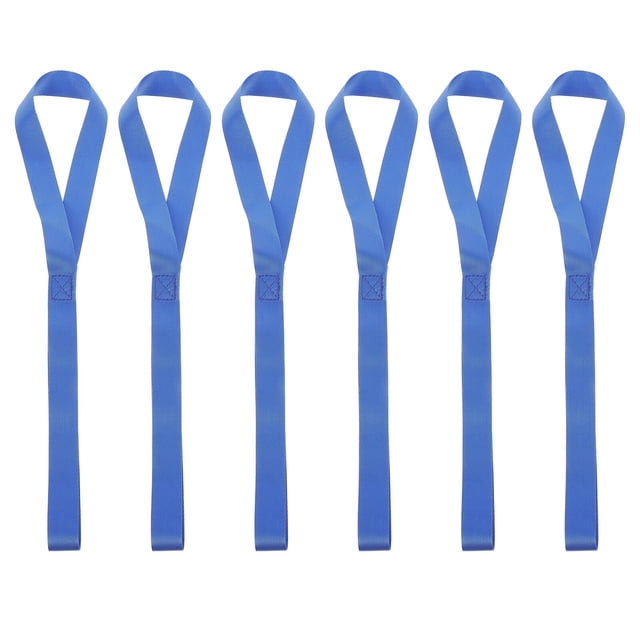 Miangastore Sangles de Sécurité Boucles d'Arrimage Nylon 6 Pcs 18.1x1x0.04 Po