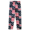 thumbnail image 4 of Ma Croix Mens Flag Camo Pattern Fuzzy Pajama Pants Fleece Brushed Sweatpants Sherpa Sleepwear, 4 of 8