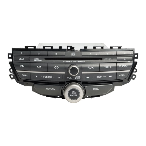 Restored 2008-12 Honda Accord Radio AM FM 6 Disc CD Player 39101-TE0-A311-M1 3BA4 (Refurbished)
