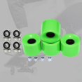 thumbnail image 4 of Ruedas de Patineta shamjiam 78A con Rodamientos Espaciadores Cubierta negra verde, 4 of 8