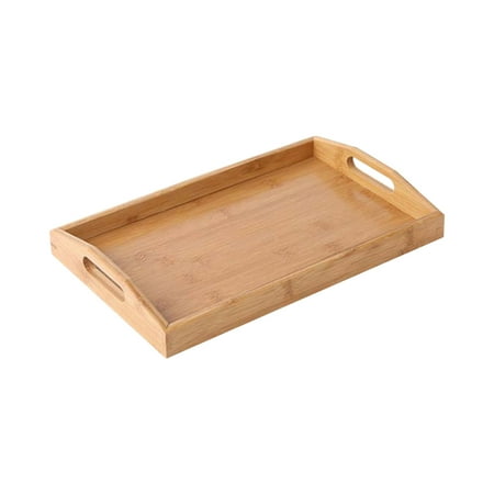 

Roasting Pan Kitchen Essentials for New Home Bamboo Tray Household Tea Cup Tea Tray Wooden Hotel Restaurant Tray Bread Barbecue Tray