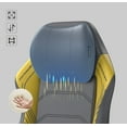 thumbnail image 3 of DXRacer Master Series Luxury Egnomic Office Chair for Big and Tall, with EPU Leatherette Upholstery, head rest and intergrated lumbar support, Gray and Yellow, 3 of 8