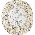 thumbnail image 4 of Floral Printed Sheet Set King Soft Microfiber Botanical Bed Sheets Extra Deep Pocket Pieces, 4 of 6