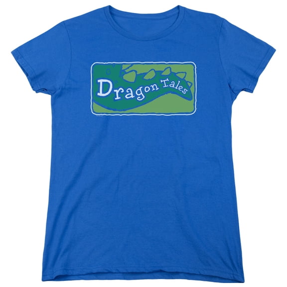 Dragon Tales/Logo Clean S/S Women's T-Shirt Royal Blue