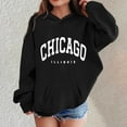 thumbnail image 4 of Chicago Hoodies for Kids Boys Girls Long Sleeve Casual Graphic Hooded Sweatshirt with Pockets Pullover Tops, 4 of 5