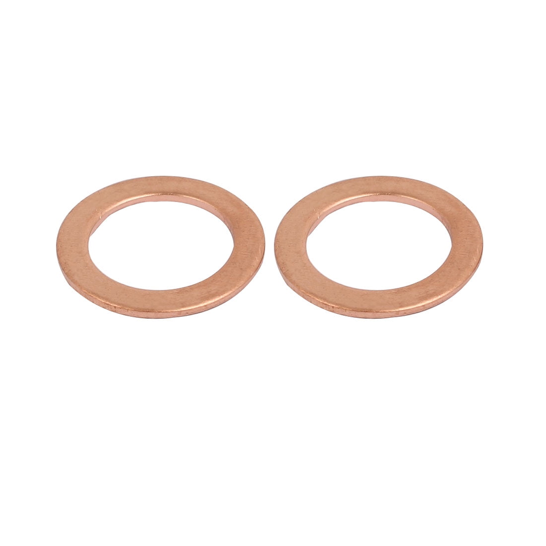 10pcs 12mmx18mmx1mm Copper Flat Ring Sealing Crush Washer Gasket