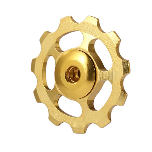 Bicicleta Rueda de cambio trasera de bicicleta Rodillo de guía de bicicleta de carretera CNC de cerámica (Oro) Tmvgtek Nuevos Originales