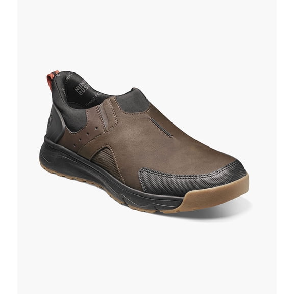 Nunn Bush Sedona EZ Men's Moc Toe Slip On, Brown Multi, 7
