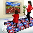thumbnail image 1 of Riforla Double User Wireless Dance Mat With 2 Handles For TV Computer, 1 of 5