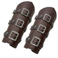 thumbnail image 1 of WEAIXIMIUNG Gants Sans Doigts pour Femmes en Cuir Pu avec Boucle Attelle Rétro Taille Unique Paire, 1 of 6