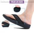 thumbnail image 5 of Womens Orthopedic Sandals with Arch Support, Summer Plantar Fasciitis Flip Flops for Flat Feet, Comfortable Cushioned Foam Slippers for Outdoor Beach, 5 of 7