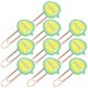thumbnail image 1 of WORGEOUS 10pcs Creative Durian Shaped Paper Clips Bookmark Novelty File Ticket Notes Clips for Invitation Card Notebook Office Photo, 1 of 5