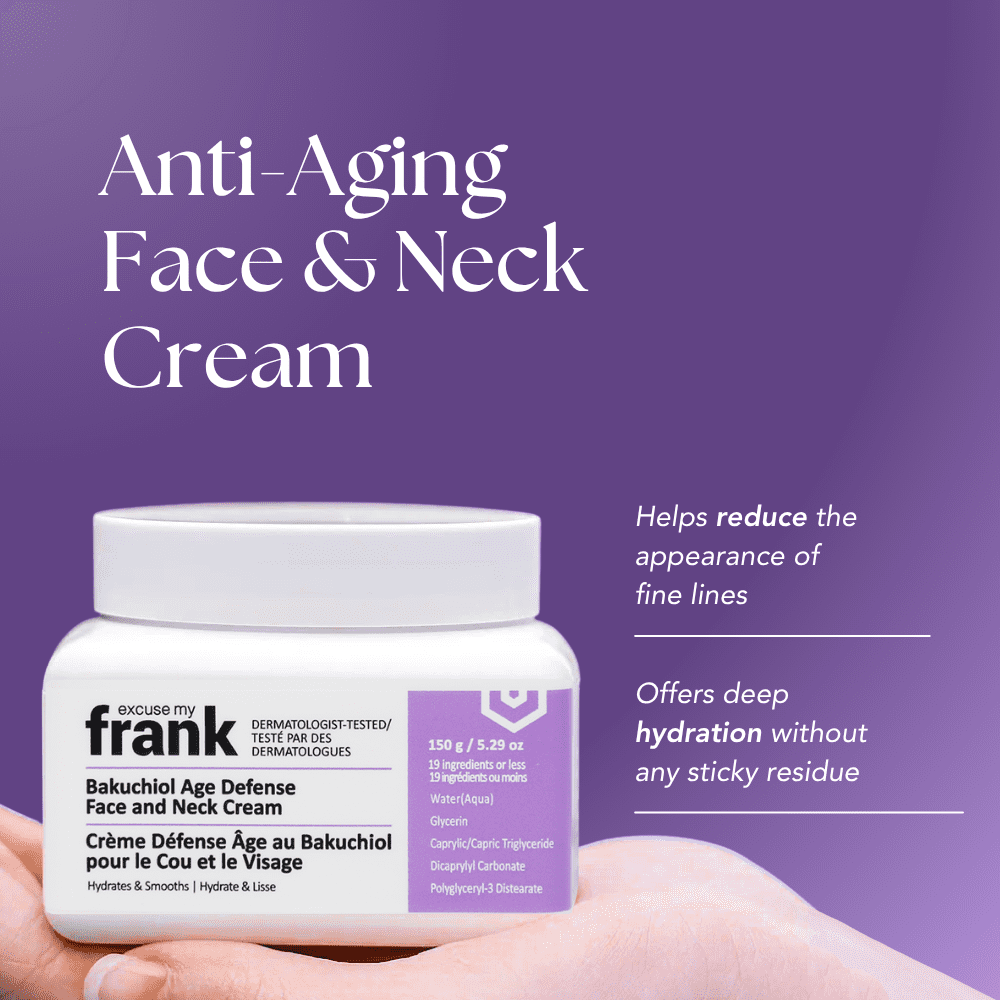 Excuse My Frank - Bakuchiol Age Defense Face and Neck Cream Korean Anti-aging Skincare
