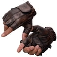 thumbnail image 1 of Guantes de Motocicleta Milwaukee Leather MG7561 Marrón con Palma de Gel, 1 of 8