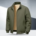 thumbnail image 2 of Letdown Plus Size Menâs Bomber Jackets Fall Winter Warm_Windbreakers Zip Up Lined Casual Heavyweight Jacket Padded Coats with Pocket, 2 of 5