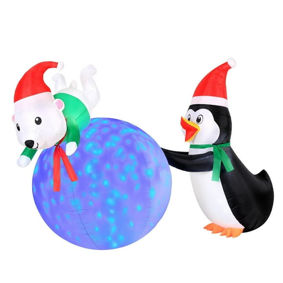 6'PENGUIN&POLAR BEAR