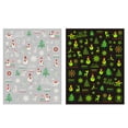 thumbnail image 2 of Fiudx Pegatina Luminosa para Uñas Navideñas de Papá Noel, Diseño Luminoso Ecológico, Seguro para Mujeres y Niños, Decoración para Fiestas de Halloween, Bricolaje para El Hogar, Efecto Luminoso Durade, 2 of 6