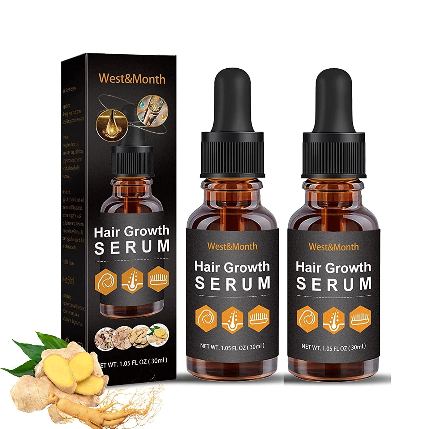 Allurium Hair Growth Serum For Black Women, Allurium Beauty Hair Growth