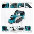 thumbnail image 3 of Cordless Electric Planer 15000rpm Electric Router Trimmer With Wrench Wood Cutting Machine Woodworking Tool, 3 of 8