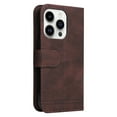 thumbnail image 4 of SaniMore Case for iPhone 14 Pro Max 6.7" 2022 with Wrist/Crossbody StrapRetro PU Leather Anti-scratch Card Slots Cash Pocket Kickstand Shockproof Anti-drop Wallet Business Cover, Brown, 4 of 10