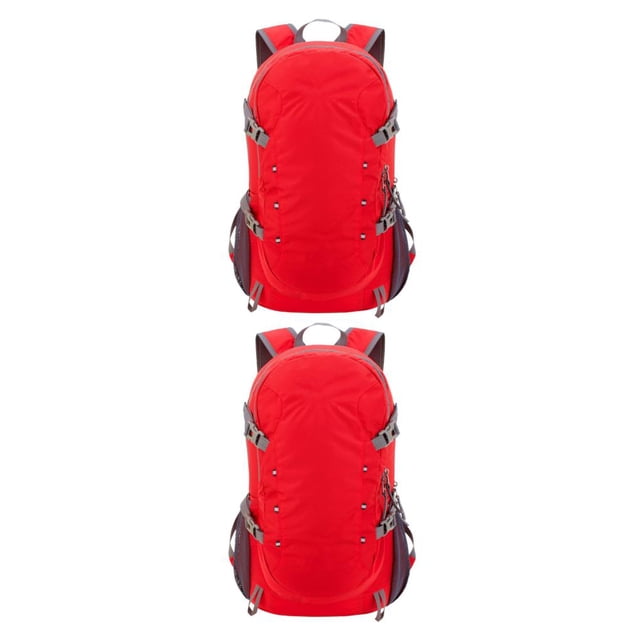 Qarigey de camping ligera y duradera de nylon para viajeros Equipo de camping ligero rojo rojo 2piezas
