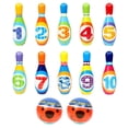 thumbnail image 2 of Juego de bolos STJOYOPY para niños pequeños, interior, con 10 alfileres de espuma y 2 bolas, 2 of 5