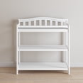 thumbnail image 4 of Child Craft Arch Top Changing Table with Pad & Safety Strap, 2 Storage Shelves, Anti-Tip Kit, Matte White, 4 of 8