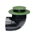 thumbnail image 2 of NDS Pop-Up Drainage Emitter with Elbow for 4 in. Drain Pipes, Green Plastic, 2 of 7
