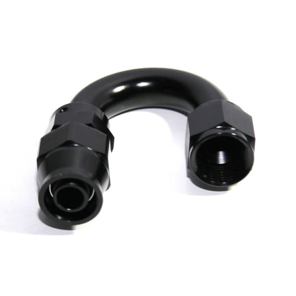 10 Pieces Of BLACK AN10 10AN AN-10180 Degree Swivel Reusable PTFE Hose End Fitting Adapter BLACK AN10 10AN AN-10180 Degree Swivel Reusable PTFE Hose End Fitting Adapter