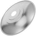 thumbnail image 1 of BRIGHTFUFU Abat-Jour de Remplacement en Acier Inoxydable Argenté 1Ensemble pour Accessoires de Lampe de Rue, 1 of 8